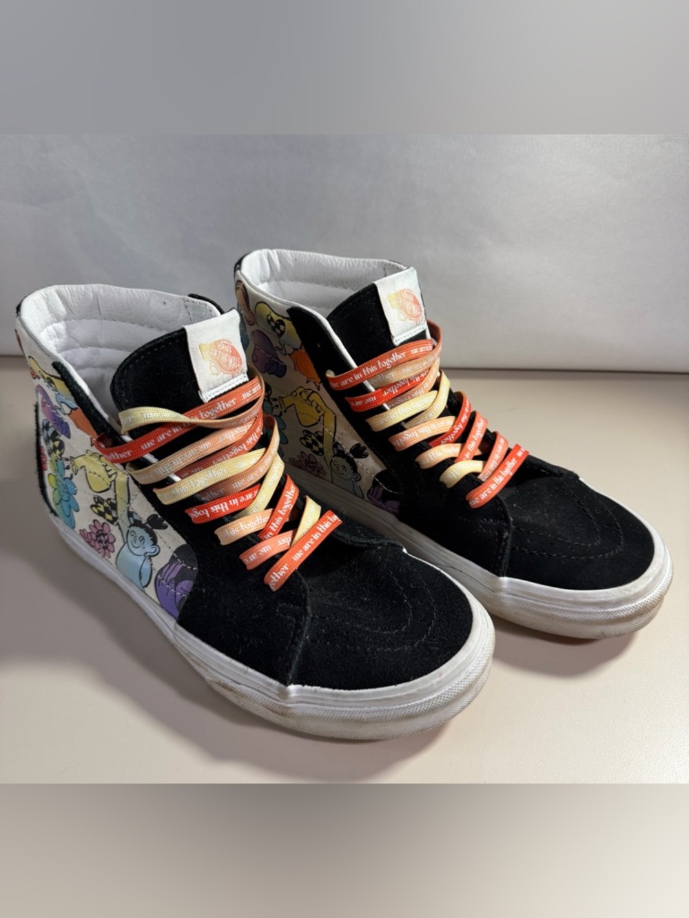 Vans RARE Sk8-Hi Cultivate ‘Care In This Together Mens 6.5 Women 8 Shoes Sneaker
